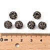 Polymer Clay Rhinestone Beads RB-H284-8MM-215-2
