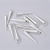 Tibetan Style Alloy Spike Pendants TIBEP-A16461-AS-RS-2