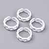 Spray Painted Alloy Cuff Rings X-RJEW-T011-29G-RS-1