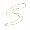 PVD Vacuum Plating 304 Stainless Steel Snake Chains Necklaces NJEW-O058-28G-3