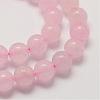 Natural Rose Quartz Beads Strands G-P281-02-8mm-3