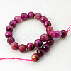 Natural Rose Tiger Eye Beads Strands G-G099-4mm-12-1