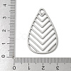 201 Stainless Steel Pendants STAS-S155-01P-07-3