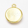 Brass Enamel Pendants KK-H103-01E-G-2