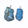Natural Regalite/Imperial Jasper/Sea Sediment Jasper Pendants G-S299-34D-2