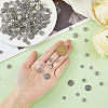 240pcs 6 styles Tibetan Style Zinc Alloy Flower Bead Caps FIND-DC0003-92-3
