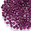 8/0 Baking Paint Glass Round Seed Beads SEED-S036-01B-10-1