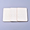 Unfinished Blank Poplar Wood Cabochons WOOD-D021-02B-1