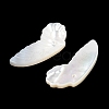 Natural White Shell Carved Pendants SSHEL-I026-07A-2