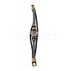 Braided Leather Cord Retro Multi-strand Bracelets BJEW-L616-20D-3
