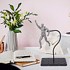 Plastic Assembled Action Figure Display Holders ODIS-WH0043-79-5