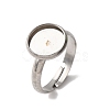 304 Stainless Steel Adjustable Ring Components STAS-B098-03C-P-1