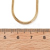 2MM 304 Stainless Steel Square Snake Chain Necklaces for Women NJEW-B131-01B-G-5