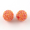 AB-Color Resin Rhinestone Beads RESI-S315-20x22-M-2