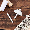 1Pc Plastic Wheel Cover with 2Pcs Plastic Bobbins FIND-GA0004-38-3