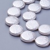 Shell Pearl Beads Strands X-BSHE-P030-01D-3