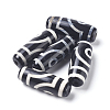 Tibetan Style 2-Eye dZi Beads TDZI-D008-25-2
