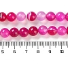 Natural Striped Agate/Banded Agate Beads Strands X-G-Z060-A01-B06-5