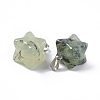 Natural Prehnite Pendants G-C002-02D-4