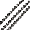 304 Stainless Steel Flower Link Chains STAS-B041-08EB-1