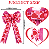 Heart Pattern Polyester Bowknots DIY-WH0308-381A-2