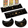 4Pcs 4 Style Wooden Tarot Card Stand Holder DJEW-WH0041-007-1