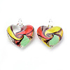 Handmade Lampwork Pendants LAMP-R138-09-B-3