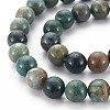 Natural Chrysocolla Beads Strands G-S376-004C-3