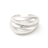 Brass Open Cuff Rings RJEW-P098-10P-2