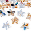 18Pcs 3 Styles Glass Pendants PALLOY-TA00343-3