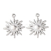 304 Stainless Steel Pendants STAS-A133-06P-1