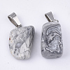 Natural Crazy Agate Pendants G-Q996-25-2