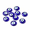 Handmade Lampwork Evil Eye Pendants LAMP-E106-02F-2
