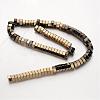 Electroplate Non-magnetic Synthetic Hematite Bead Strands G-F300-15-06-2