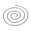 Tarnish Resistant 3.28 Feet 304 Stainless Steel Twisted Chains X-CHS-K010-02P-2