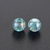 Transparent Crackle Acrylic Beads MACR-S373-66-L03-3