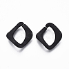 Spray Painted CCB Plastic Linking Rings CCB-R104-04B-01-2