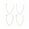 Ion Plating(IP) 316 Stainless Steel Earrings Finding STAS-B025-02G-3