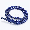 Natural Lapis Lazuli Beads Strands X-G-F561-6mm-G-2