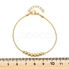 201 Steel Round Beaded Bracelets BJEW-D458-06G-4