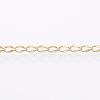 Handmade Ion Plating(IP) 304 Stainless Steel Twisted Chain Curb Chains CHS-H007-57B-1