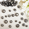 40Pcs 3-Hole Brass Buttons BUTT-CY0001-18B-3