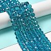 Transparent Glass Beads EGLA-A035-T10mm-D12-2