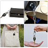4Pcs 2 Colors Zinc Alloy Push Gate Snap Keychain Clasp Findings FIND-CA0005-88-6
