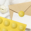 34 Sheets Self Adhesive Gold Foil Embossed Stickers DIY-WH0509-021-6