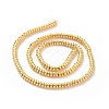 Electroplate Non-magnetic Synthetic Hematite Beads Strands X-G-L485-04B-G-2