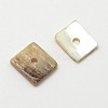 Square Natural Akoya Shell Beads SHEL-N034-02-2