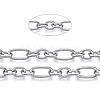 Tarnish Resistant 304 Stainless Steel Figaro Chains Chains CHS-N001-03P-4