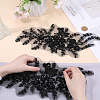 3D Flower Polyester Embroidery Sew on Appliques PATC-WH0012-02A-3