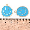 Alloy Enamel Pendants PALLOY-S192-03G-07-3
